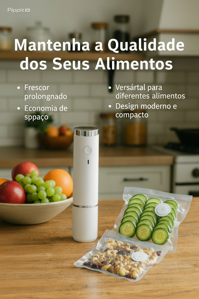 Bomba a Vácuo Seladora de Alimentos – FreshSeal™